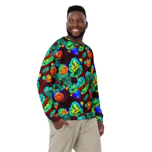 Chromatic Reef on a Sweatshirt