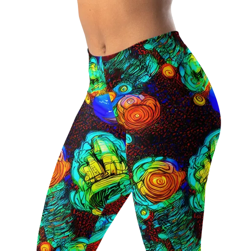 Chromatic Reef on a Leggings
