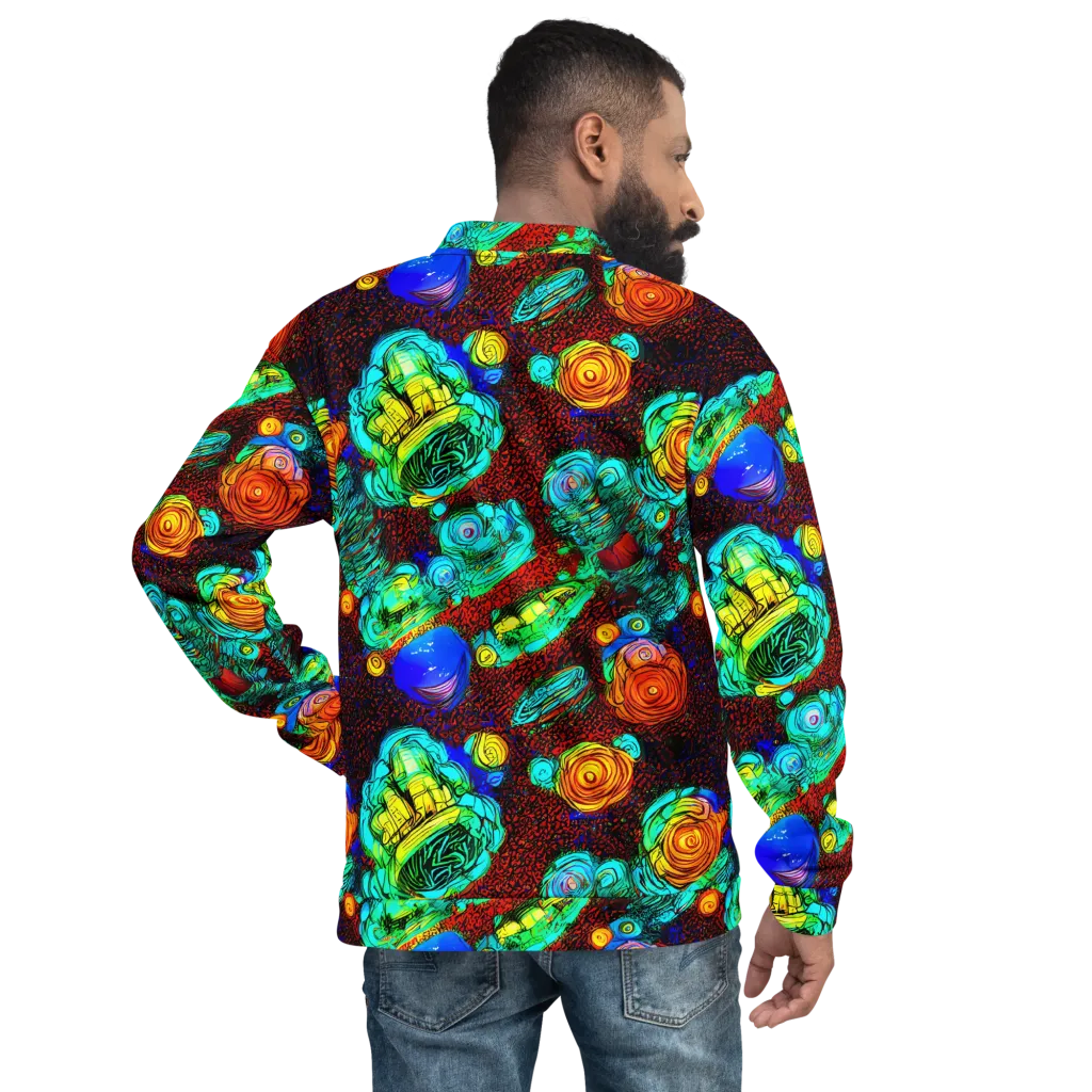 Chromatic Reef on Bomber Jacket — Back