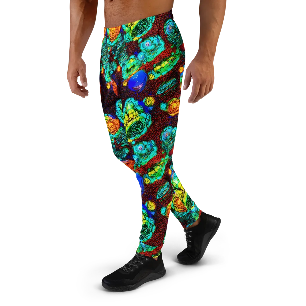 Chromatic Reef on Men's Joggers — Left