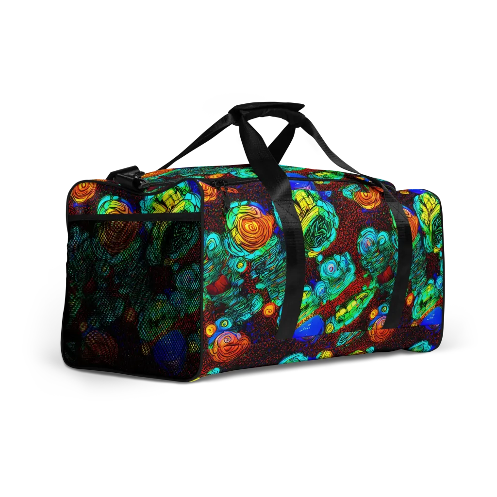 Chromatic Reef on Duffle Bag — Right Front