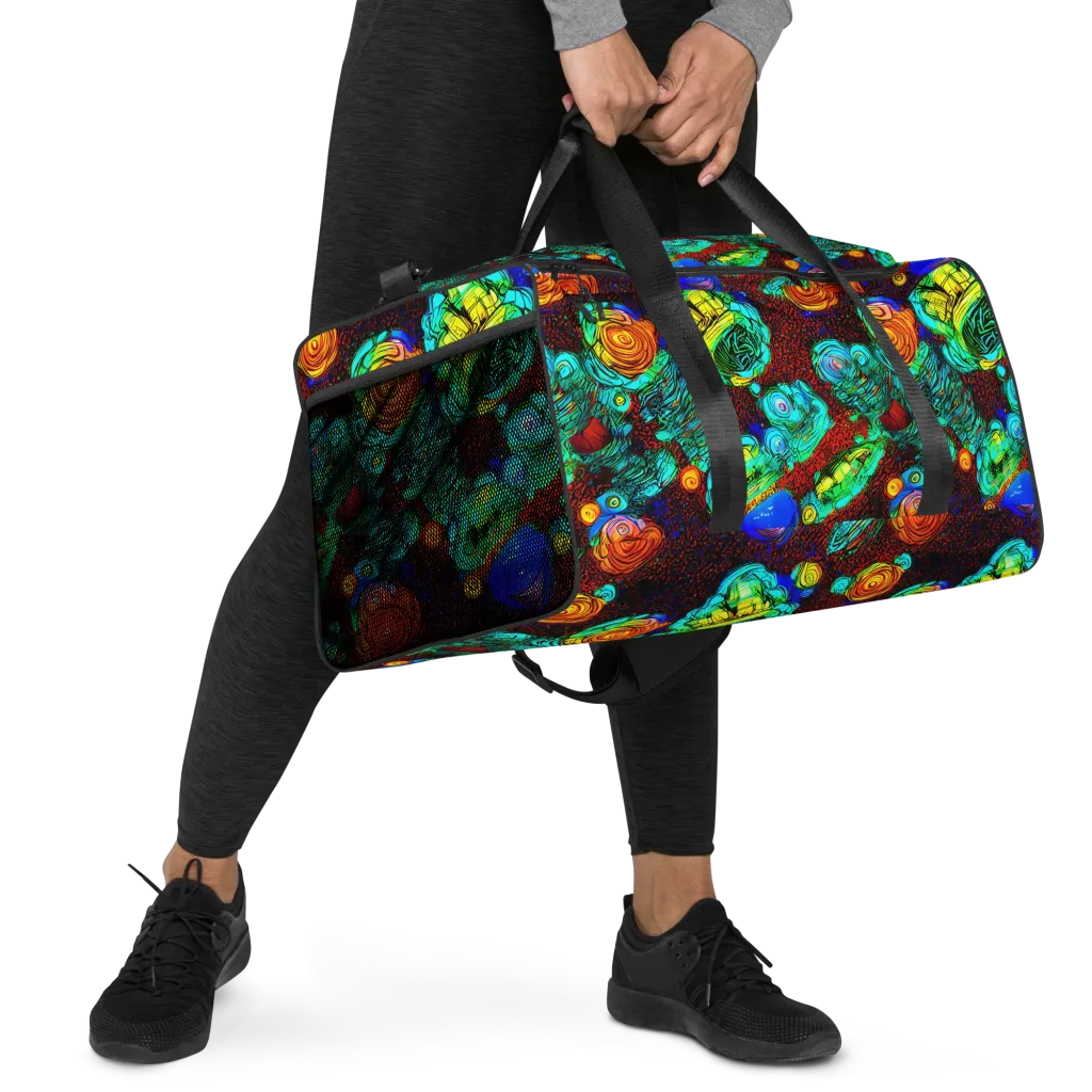 Chromatic Reef on Duffle Bag — Right Front