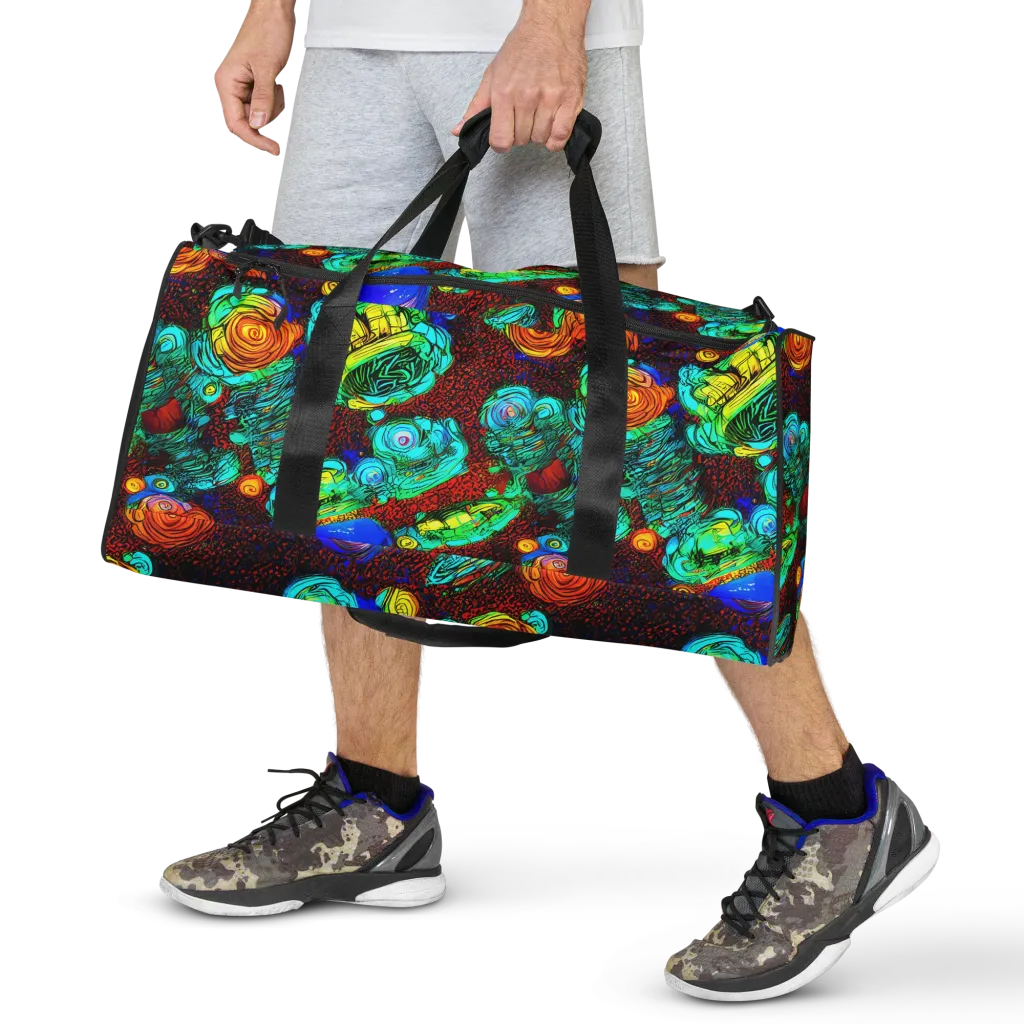 Chromatic Reef on Duffle Bag — Front
