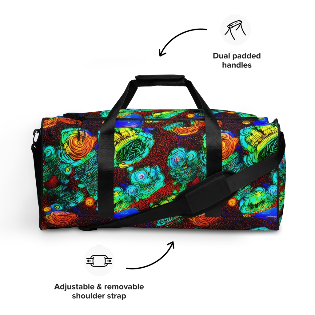 Chromatic Reef on Duffle Bag — Front