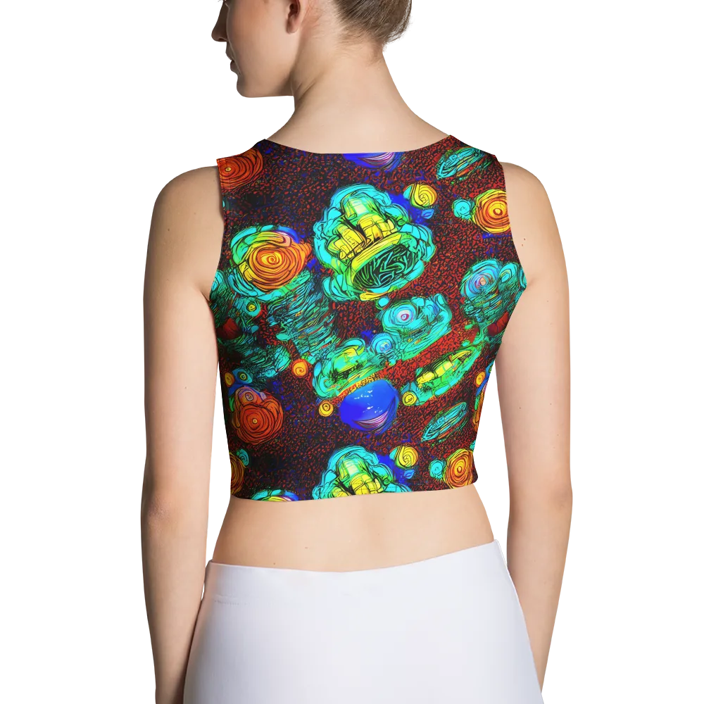 Chromatic Reef on Crop Top — Back