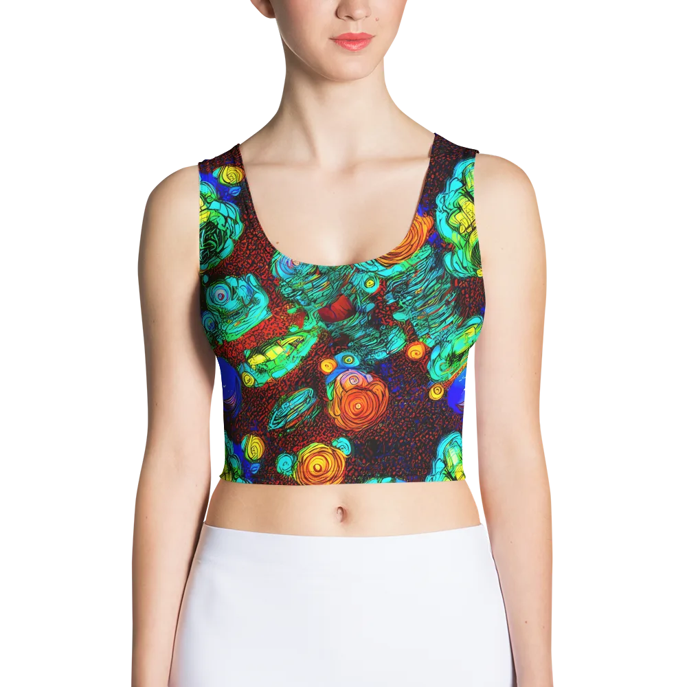 Chromatic Reef on Crop Top — Front