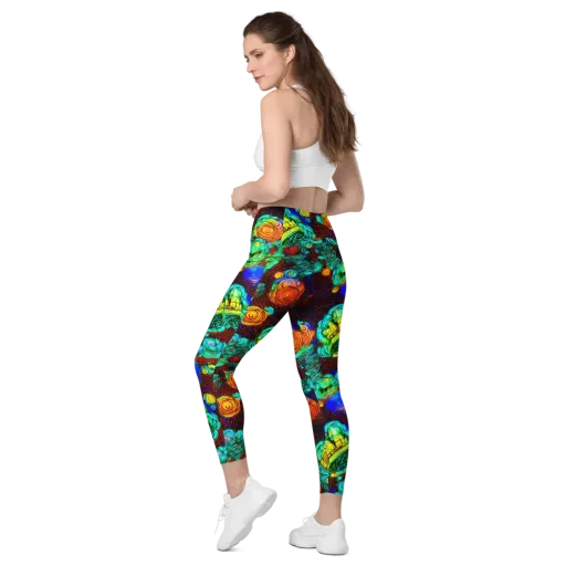 Chromatic Reef on a Leggings with Pockets