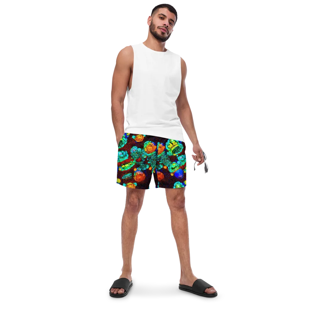 Chromatic Reef on Swim Trunks — Front