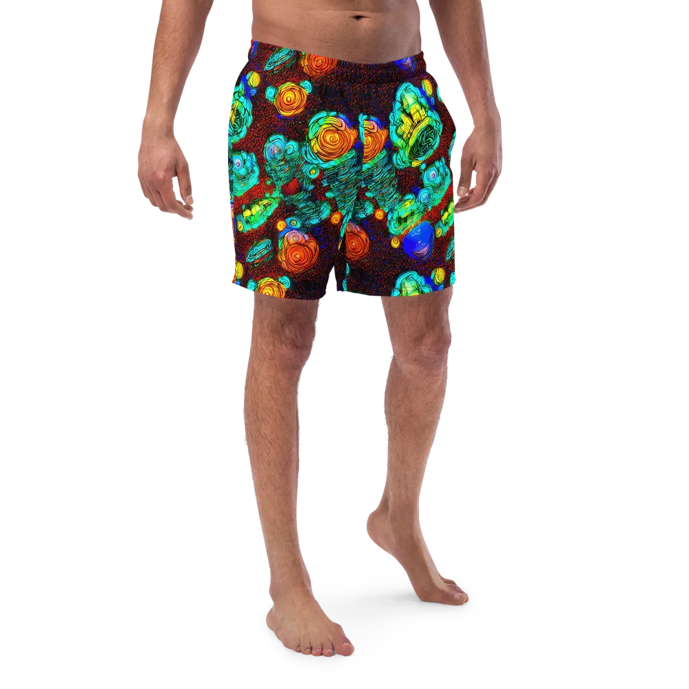 Chromatic Reef on Swim Trunks — Front