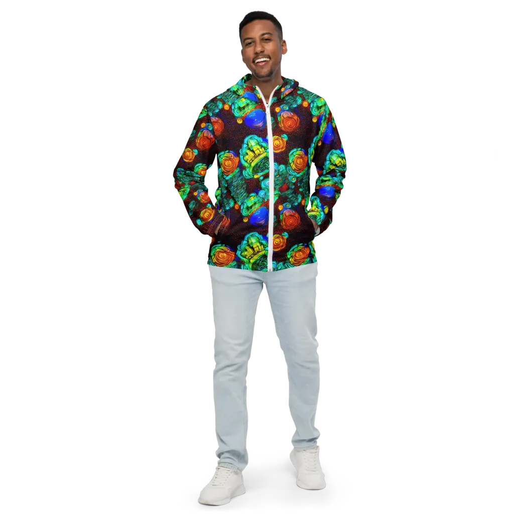 Chromatic Reef on Men's Windbreaker — Front