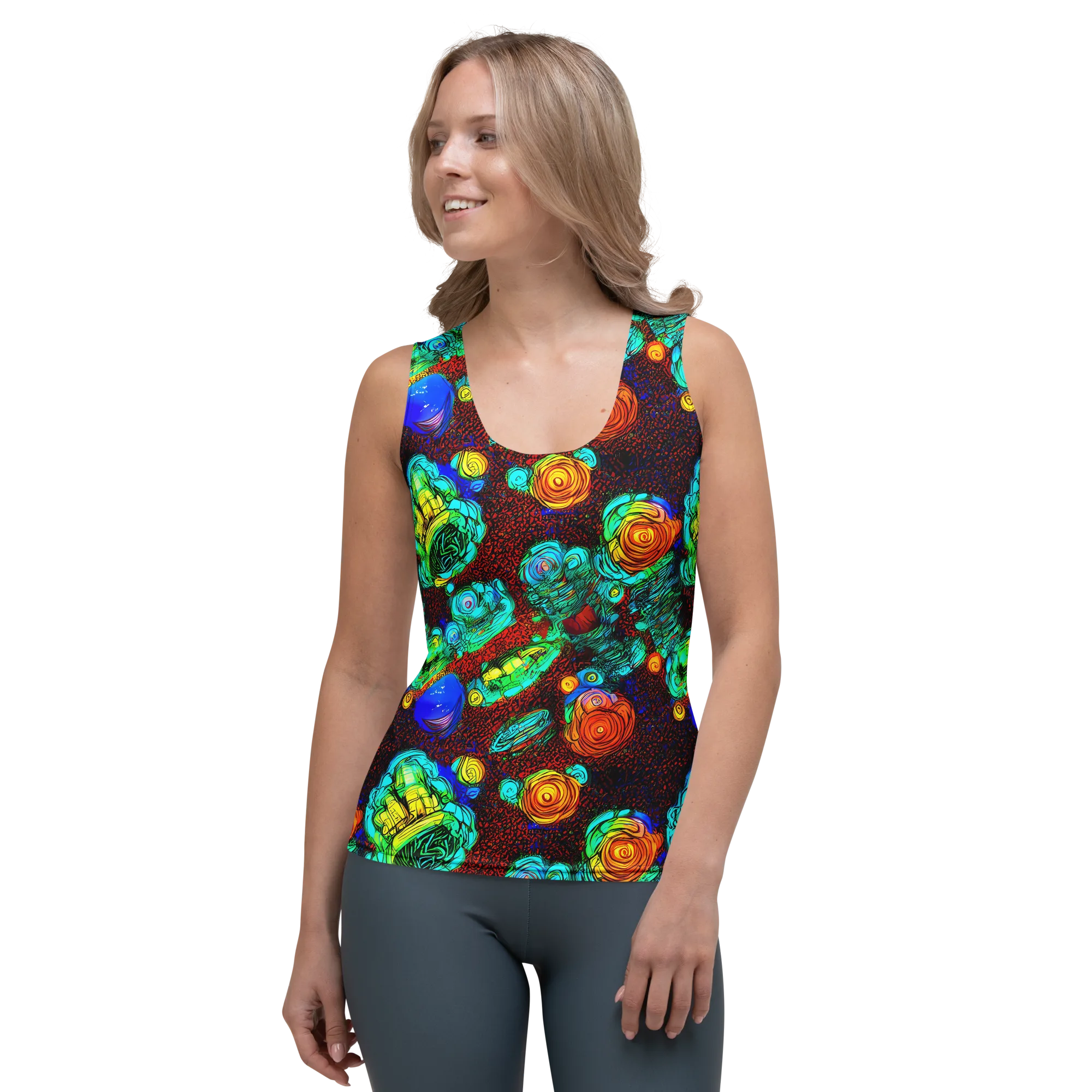 Chromatic Reef on Women's Tank Top — Front