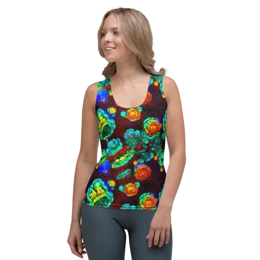 Chromatic Reef on a Women's Tank Top