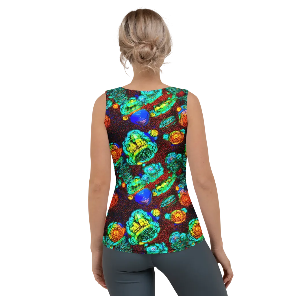 Chromatic Reef on Women's Tank Top — Back