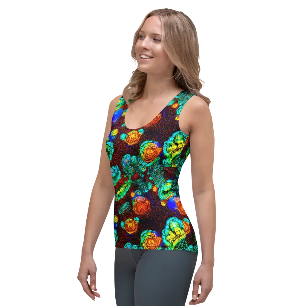 Chromatic Reef on Women's Tank Top — Left Front