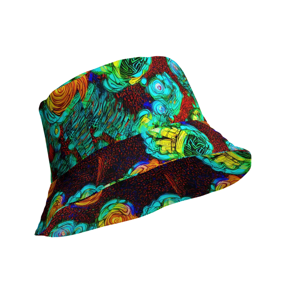Chromatic Reef on Reversible Bucket Hat — Product details Outside