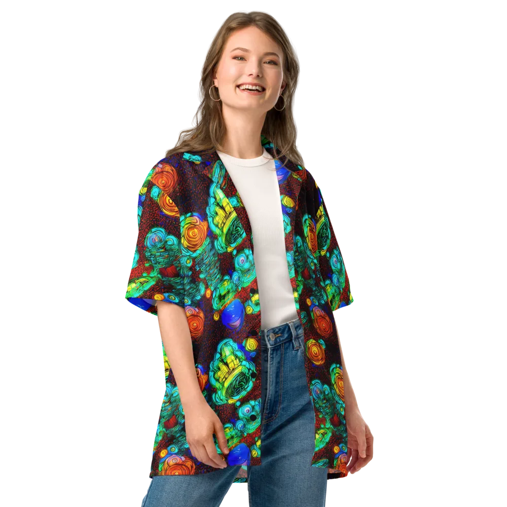 Chromatic Reef on Button Shirt — Front