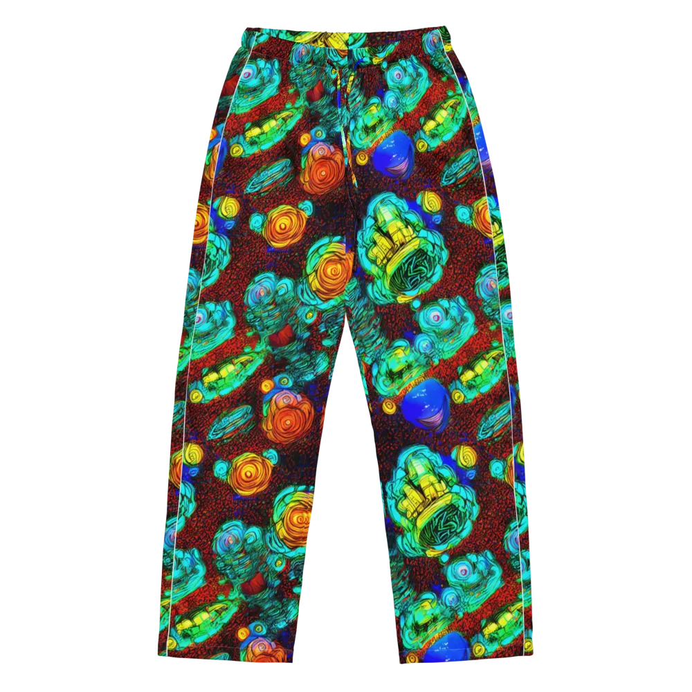 Chromatic Reef on Women's Pajama Pants — Front