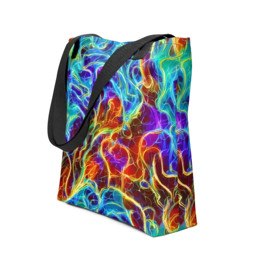 Aurora Fracture on a Tote Bag