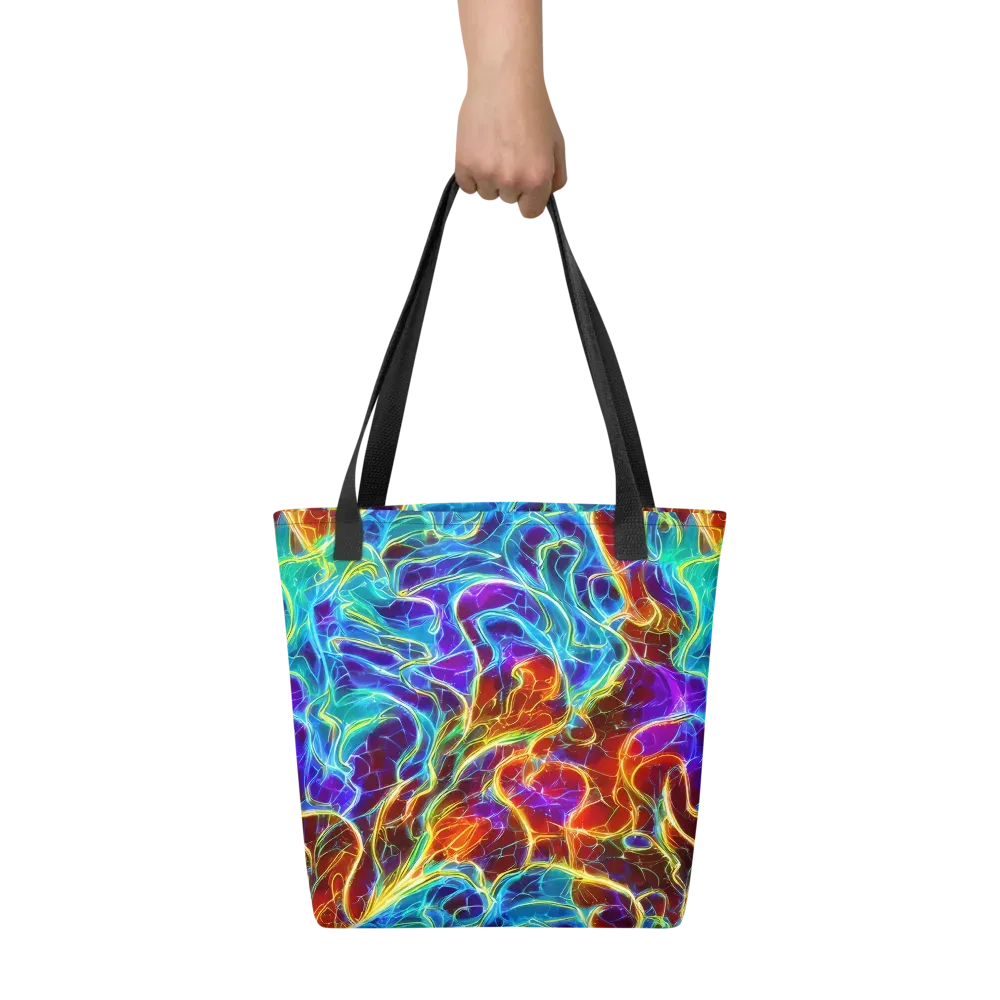 Aurora Fracture on Tote Bag — Front