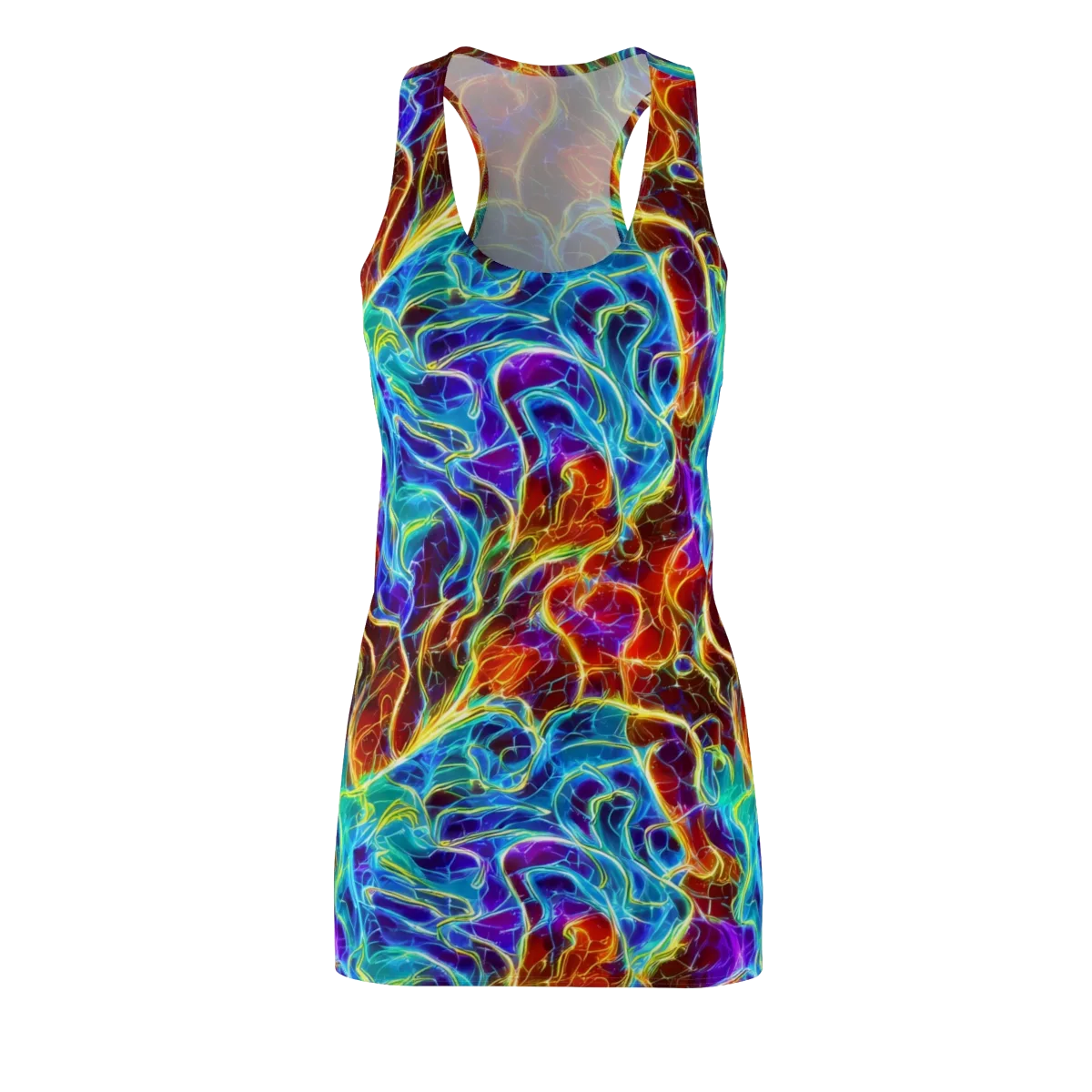 Aurora Fracture on Racerback Dress — Front