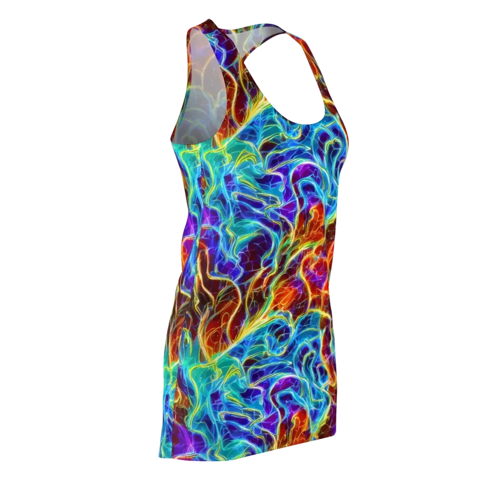 Aurora Fracture on Racerback Dress — Front Side