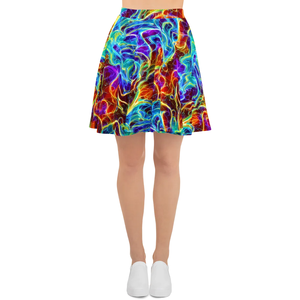 Aurora Fracture on Skater Skirt — Front