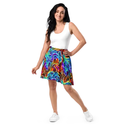Aurora Fracture on a Skater Skirt