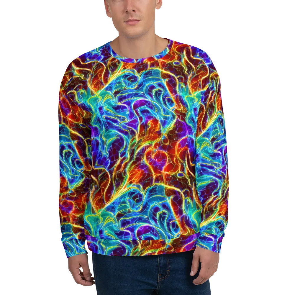 Aurora Fracture on Sweatshirt — Front