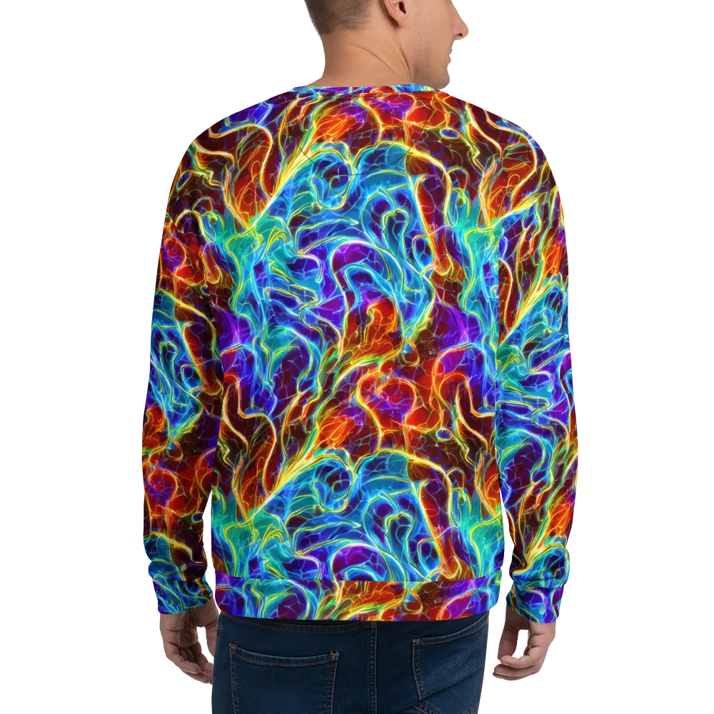 Aurora Fracture on Sweatshirt — Back