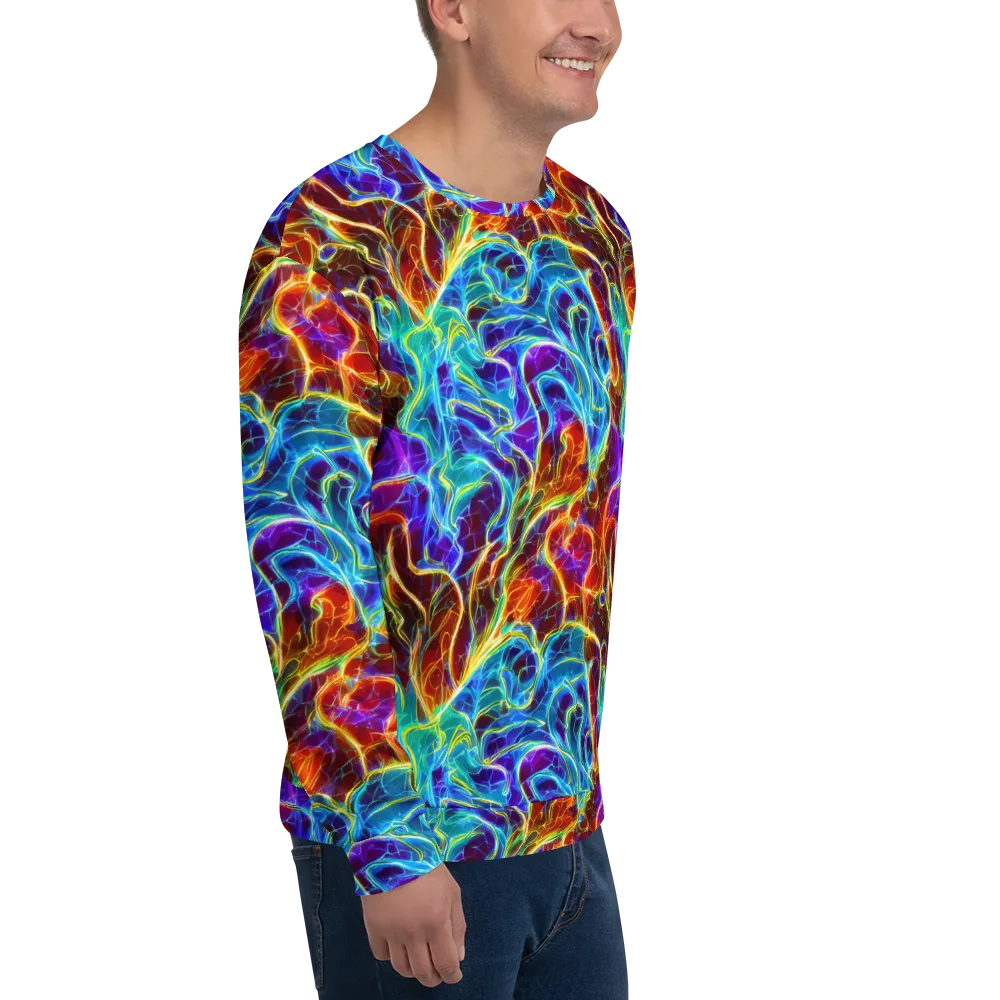 Aurora Fracture on Sweatshirt — Right Front