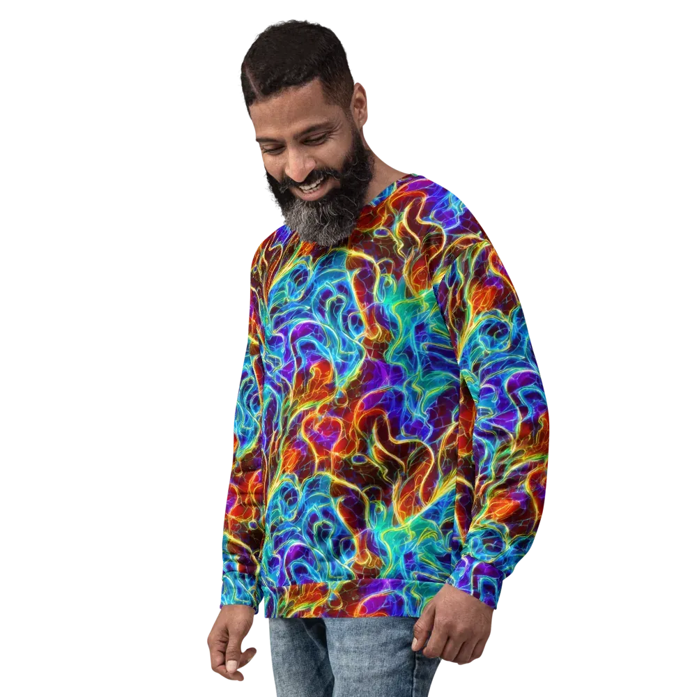 Aurora Fracture on Sweatshirt — Left Front