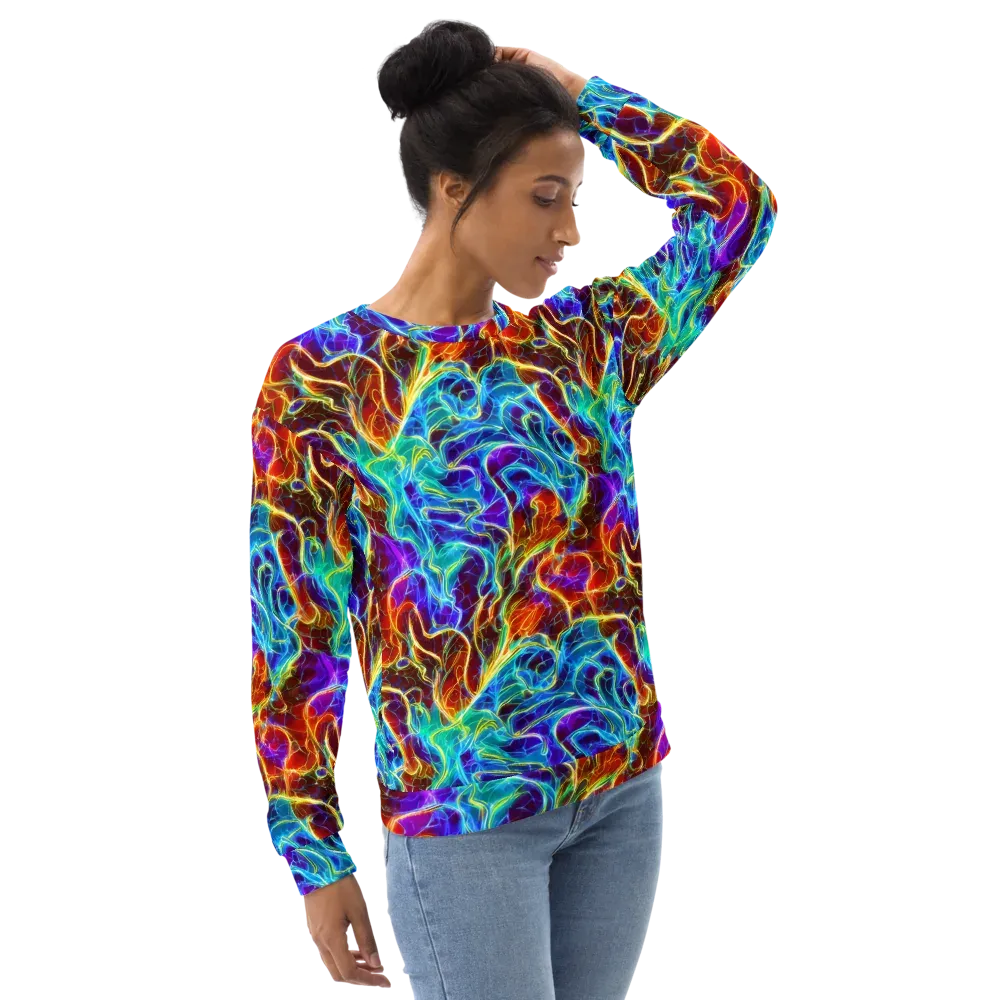 Aurora Fracture on Sweatshirt — Right Front