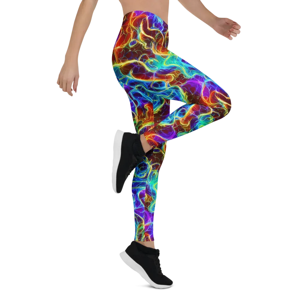 Aurora Fracture on Leggings — Right
