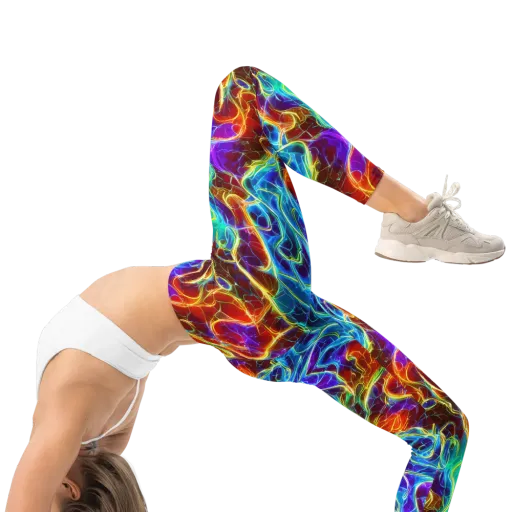 Aurora Fracture on a Leggings