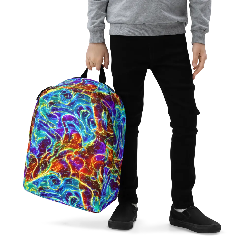 Aurora Fracture on Minimalist Backpack — Zoomed-in