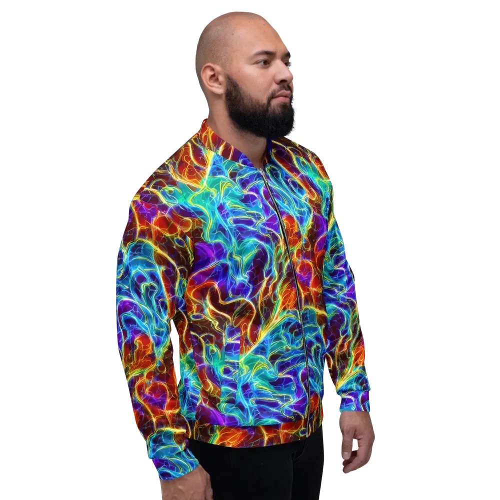 Aurora Fracture on Bomber Jacket — Right