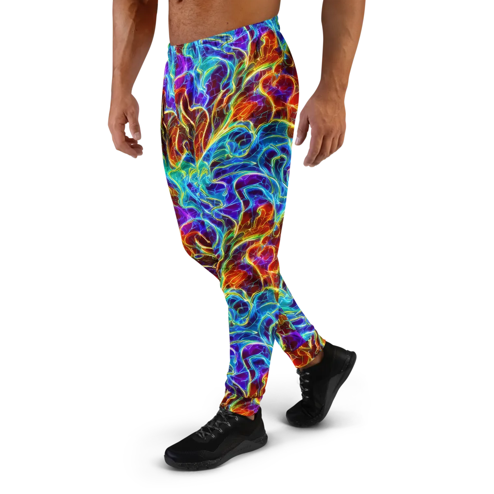 Aurora Fracture on Men's Joggers — Left