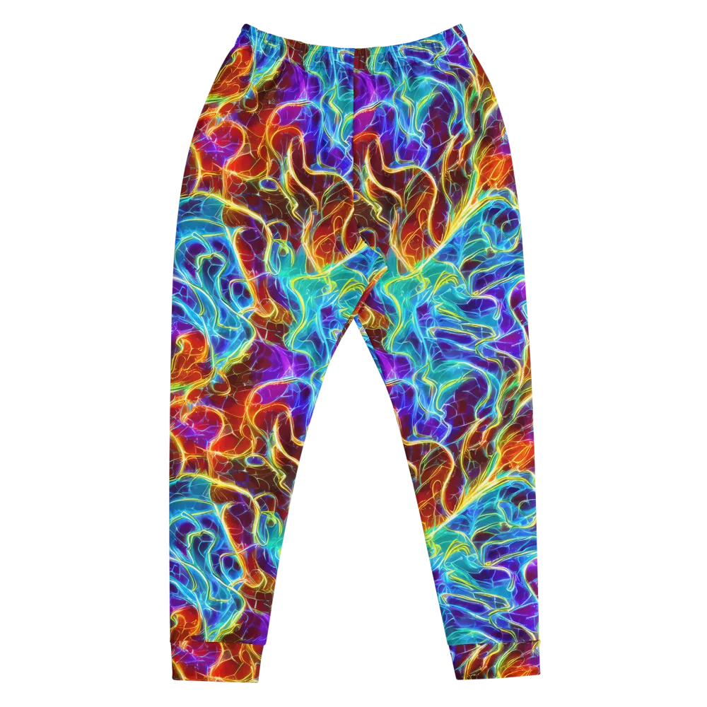 Aurora Fracture on Men's Joggers — Front