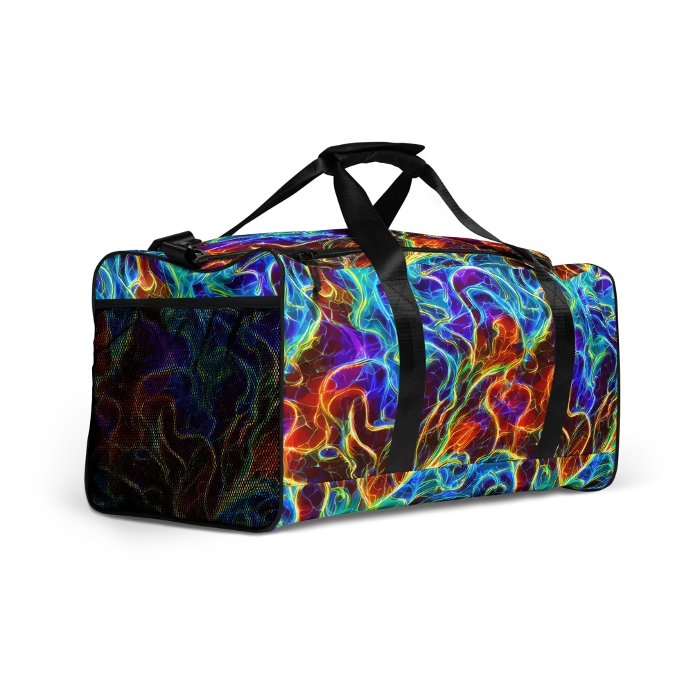 Aurora Fracture on Duffle Bag — Right Front