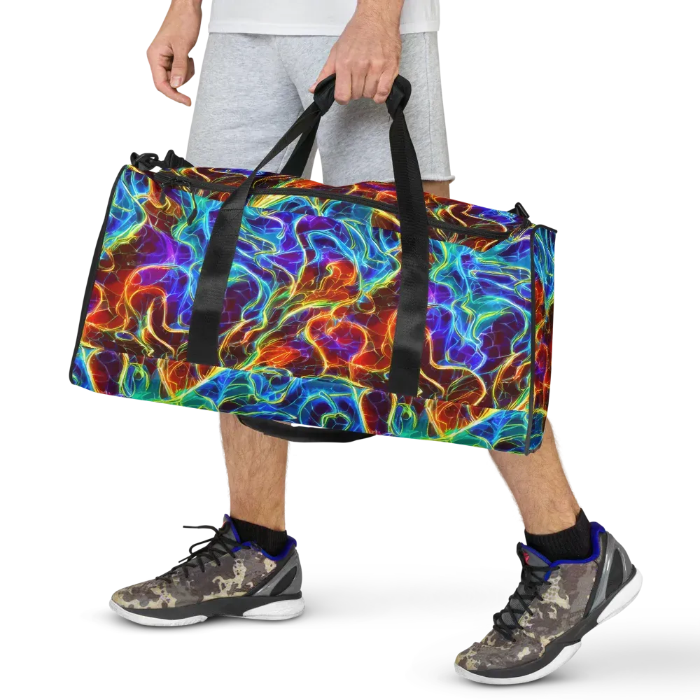 Aurora Fracture on Duffle Bag — Front