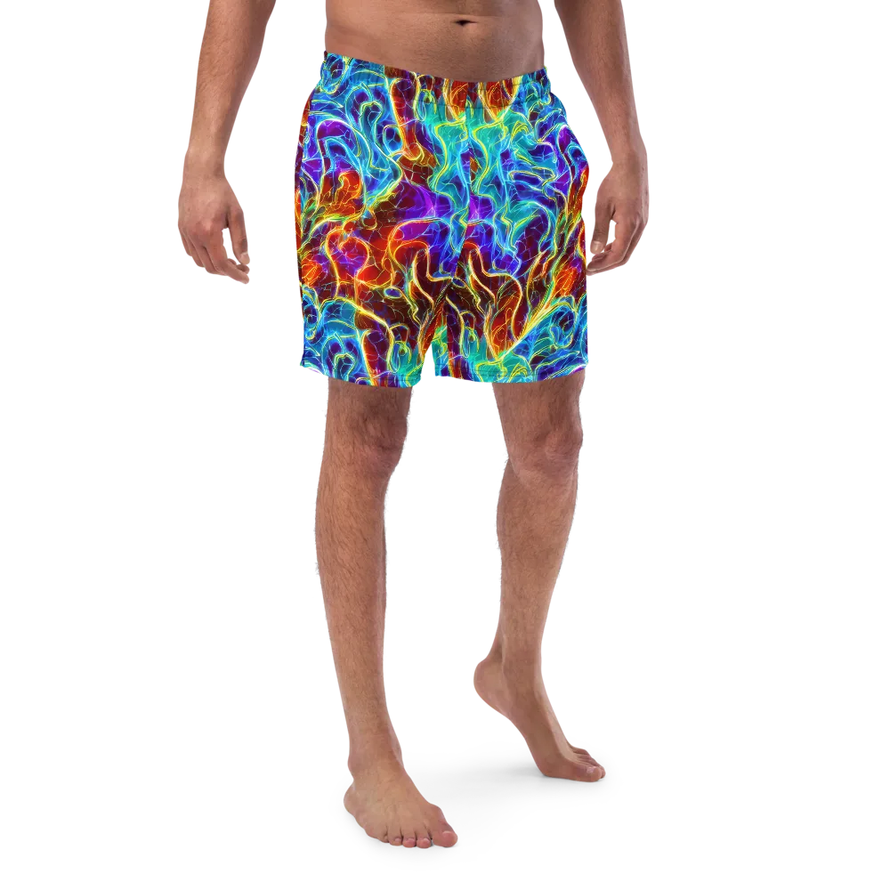 Aurora Fracture on Swim Trunks — Front