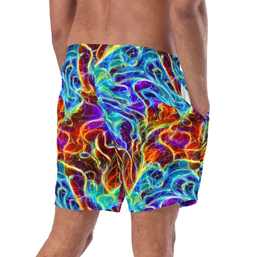 Aurora Fracture on a Swim Trunks