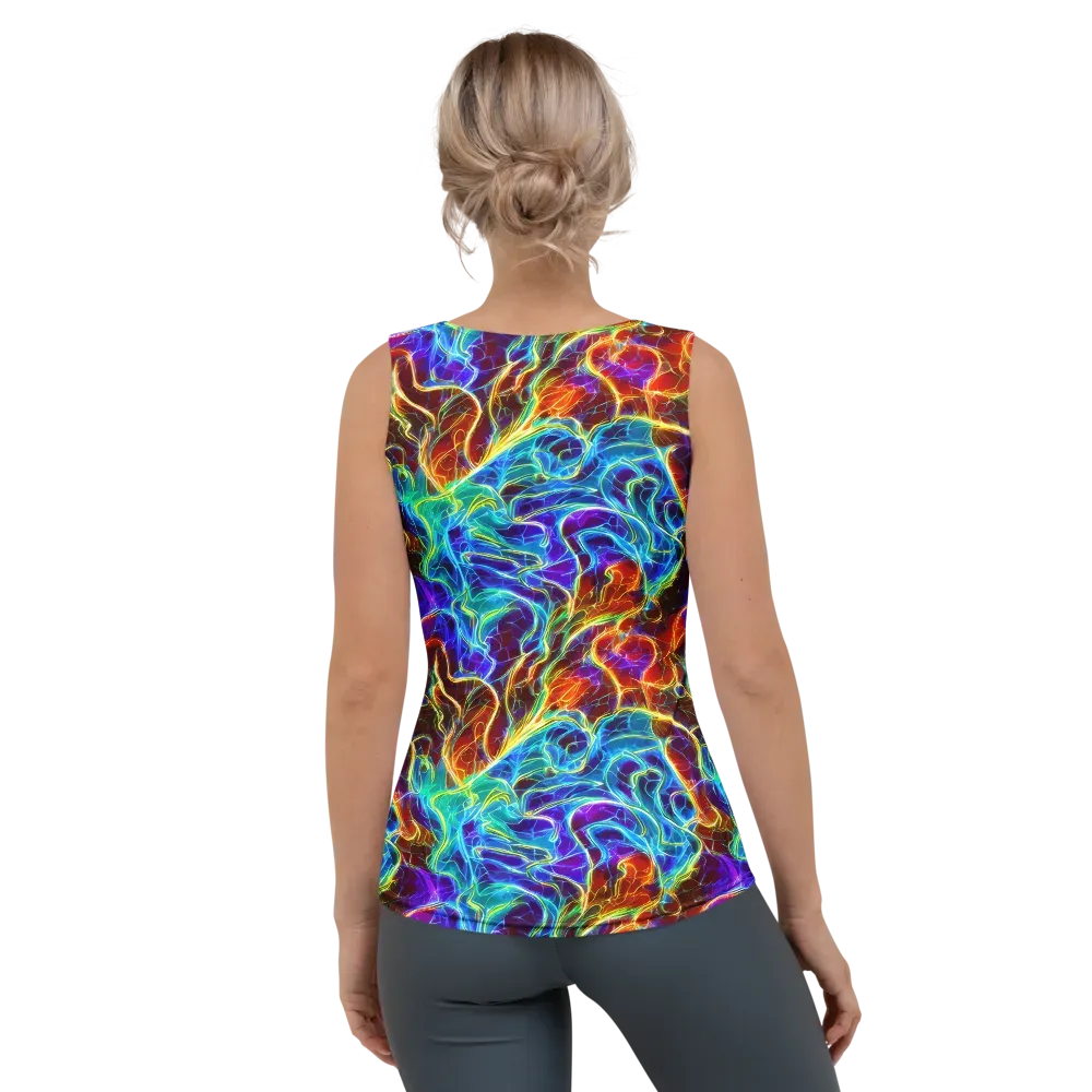 Aurora Fracture on Women's Tank Top — Back