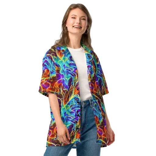 Aurora Fracture on a Button Shirt