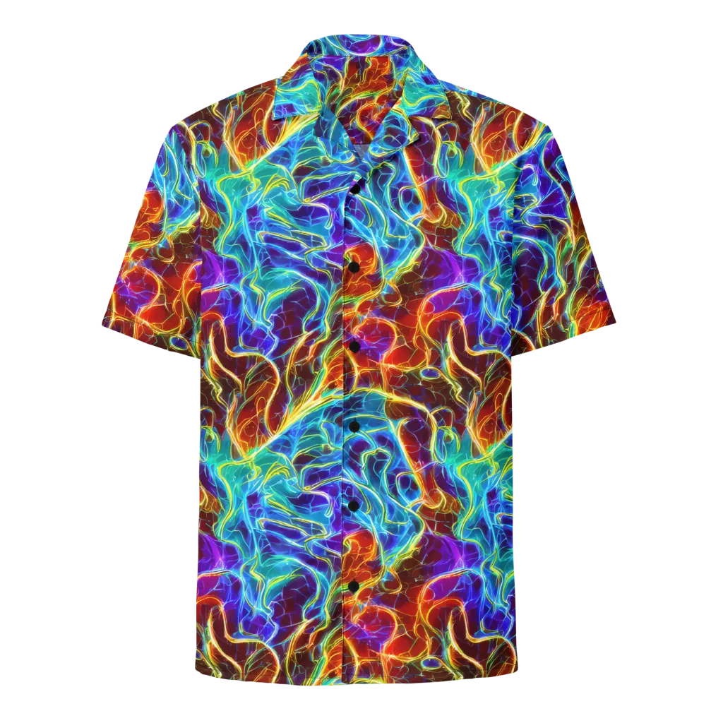 Aurora Fracture on Button Shirt — Front