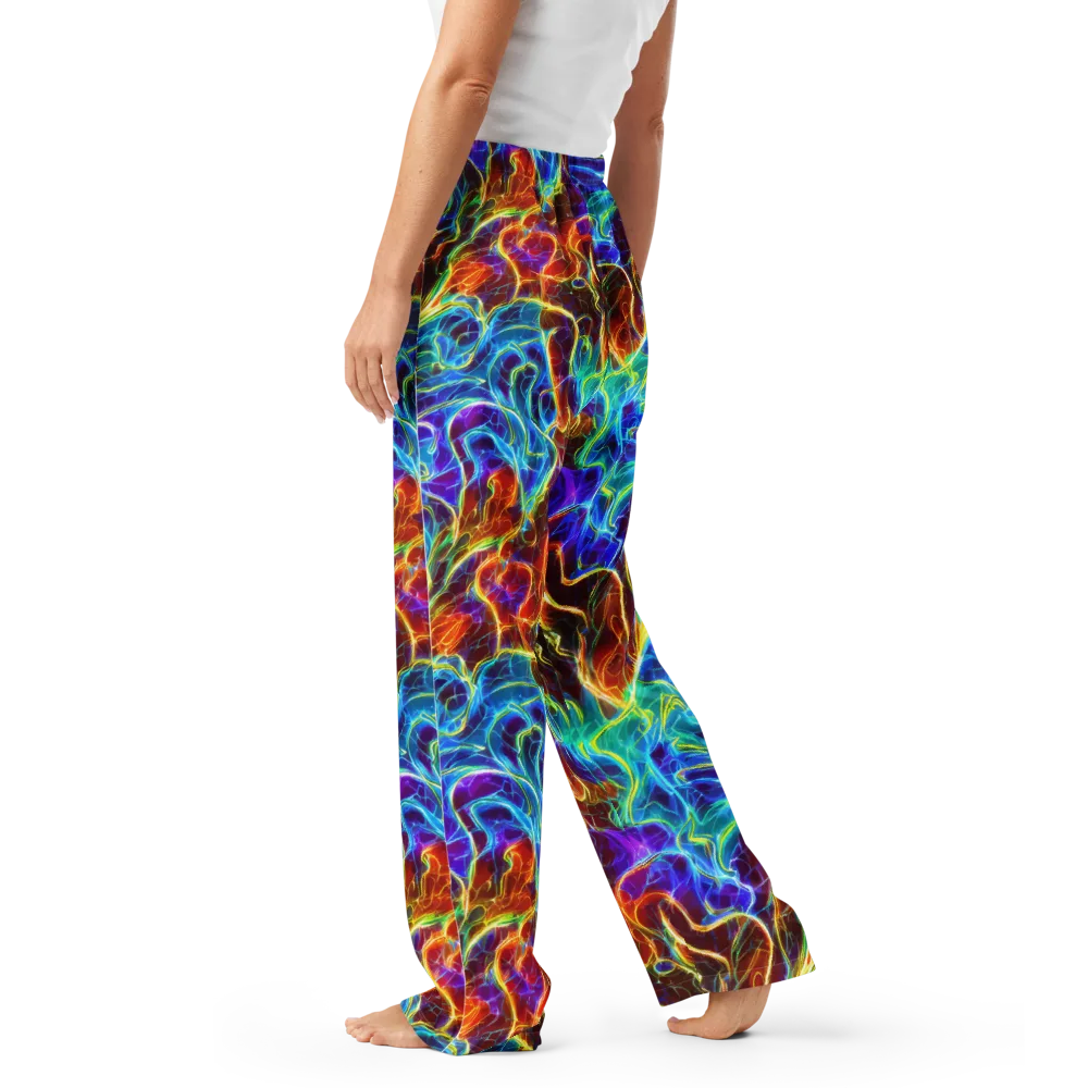 Aurora Fracture on Women's Pajama Pants — Left