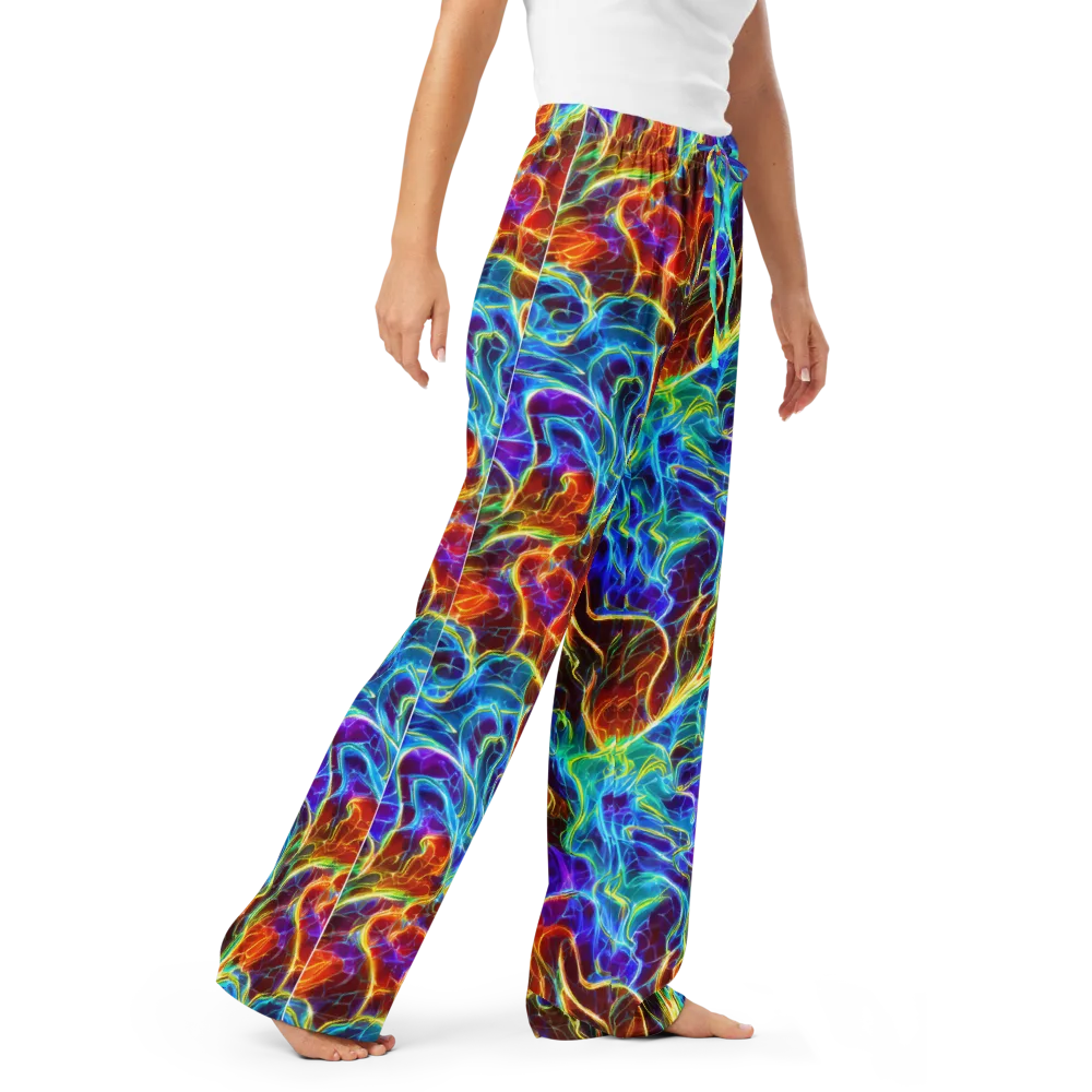 Aurora Fracture on Women's Pajama Pants — Right Front