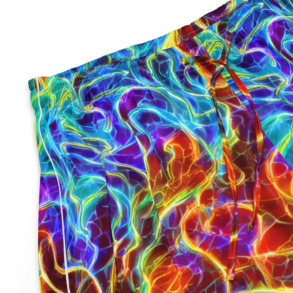 Aurora Fracture on Women's Pajama Shorts — Product details