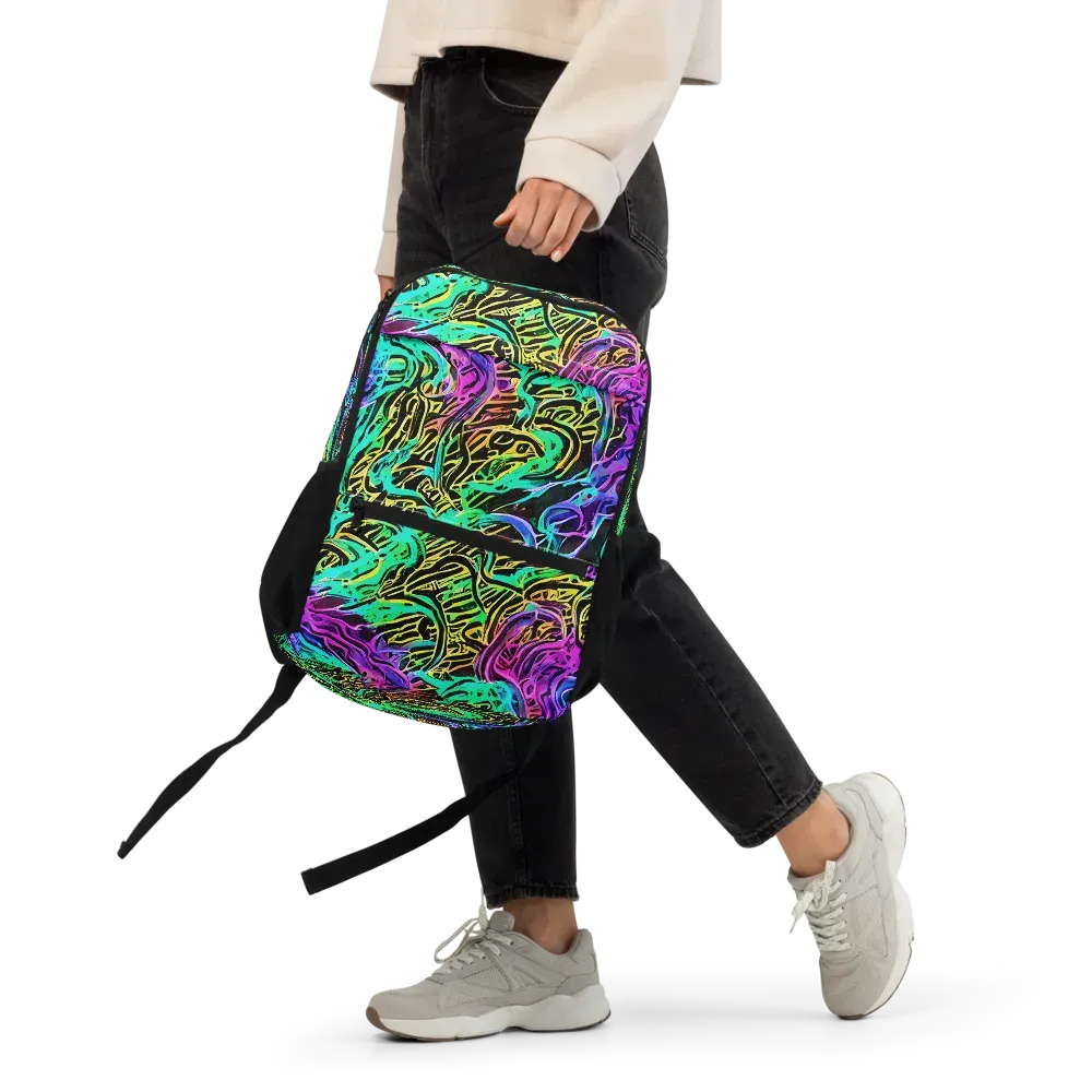 Laser Menagerie on Utility Backpack — Front