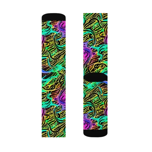 Laser Menagerie on a Socks